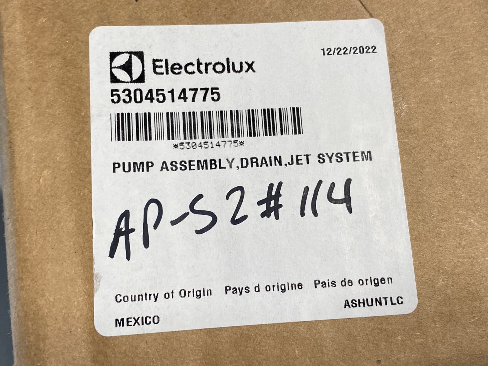 New Genuine OEM Frigidaire Washer Drain Pump Assembly 5304514775 — thumbnail 6