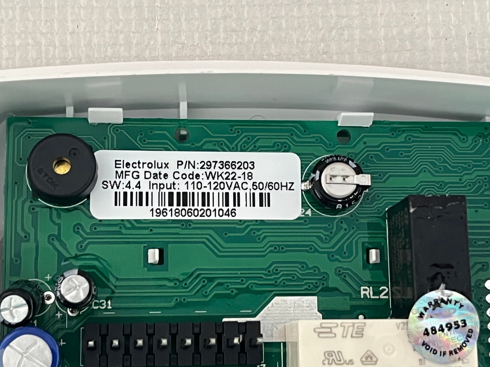 New Genuine OEM Frigidaire  Control Display Unit  297366203 — thumbnail 3