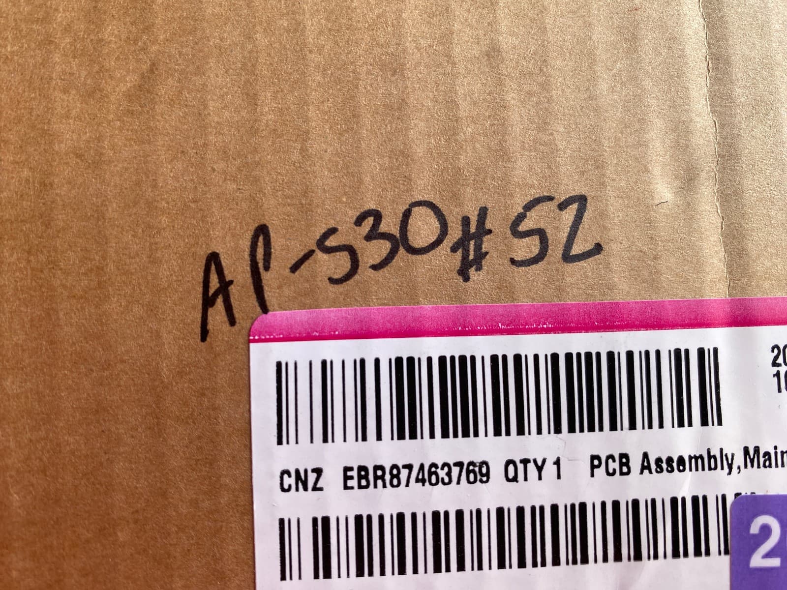 New Genuine OEM LG Refrigerator Main Control Board PCB Assembly EBR87463769 — thumbnail 4