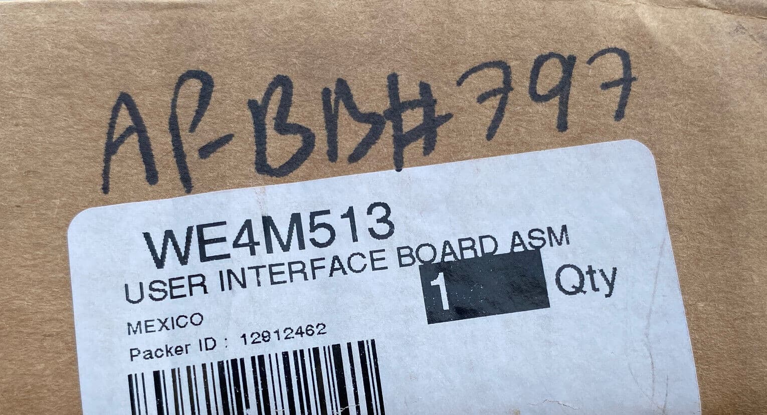 New Genuine OEM GE User Interface Control Board WE4M513 — thumbnail 5