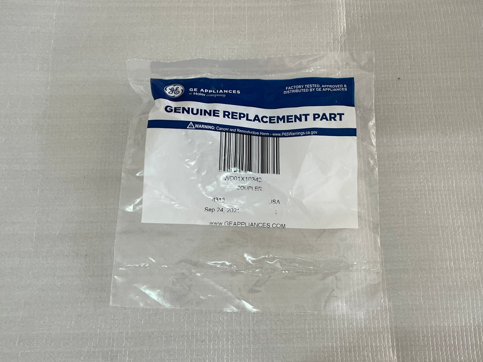 New Genuine GE Hose Collection Chamber WD12X10359 — thumbnail 2