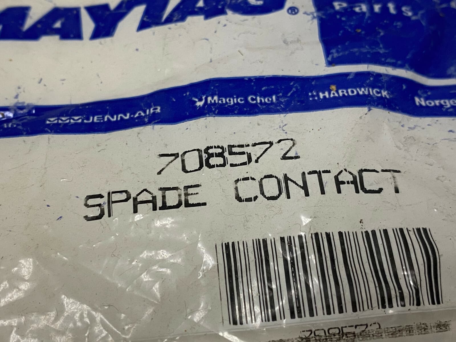 Genuine OEM Whirlpool Contact Spade 708572 — thumbnail 4
