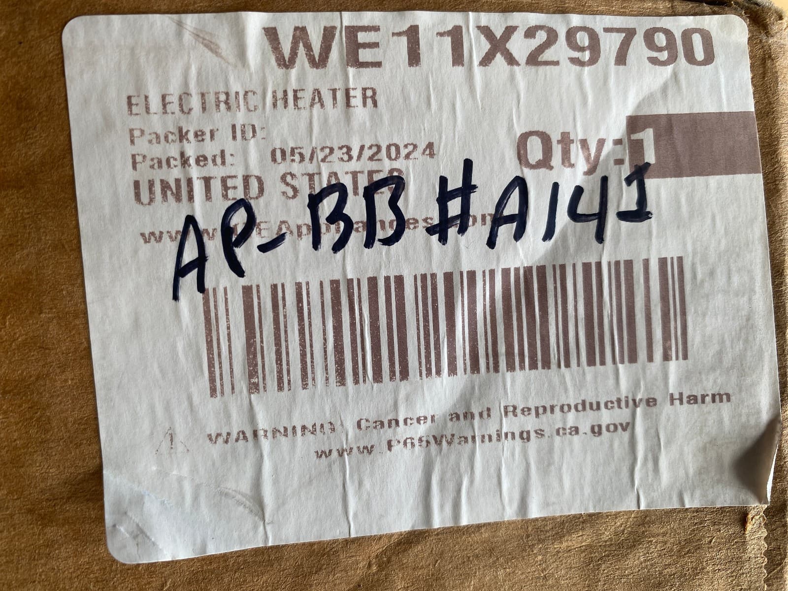 New Genuine OEM GE Dryer Heater Assembly GFD85ESSN0WW  WE11X29790 — thumbnail 7