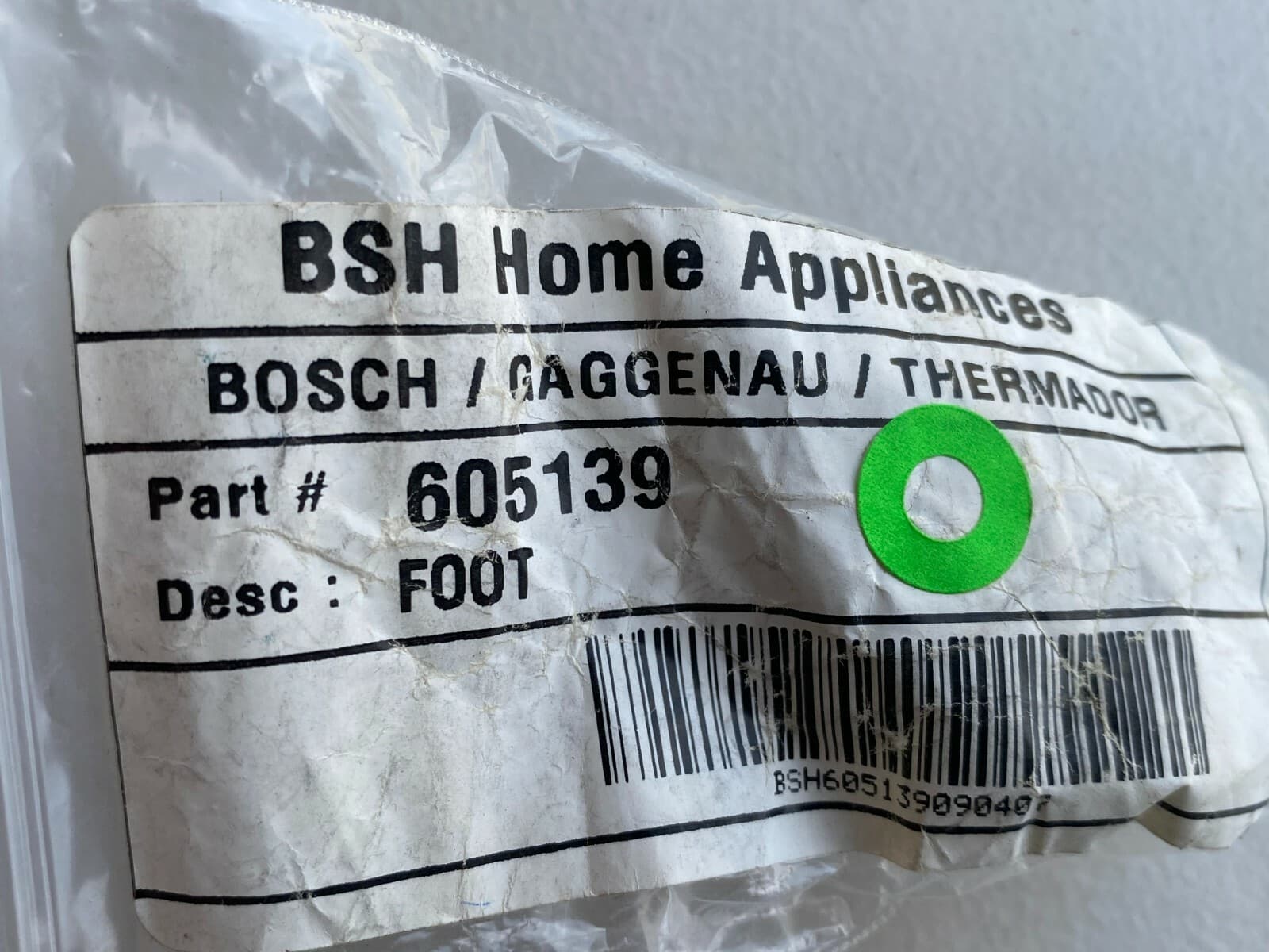 New Genuine Bosch Foot 00615139 (615139 ) — thumbnail 5
