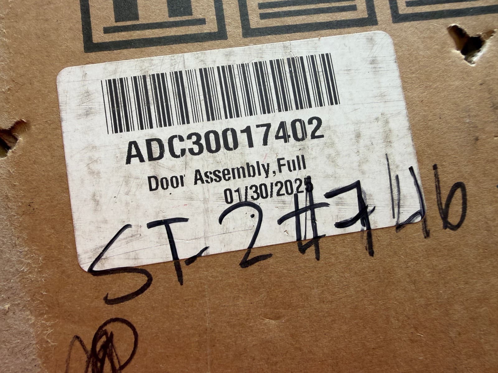 ADC30017402 OEM LG Microwave Door Assembly  New Genuine — thumbnail 3