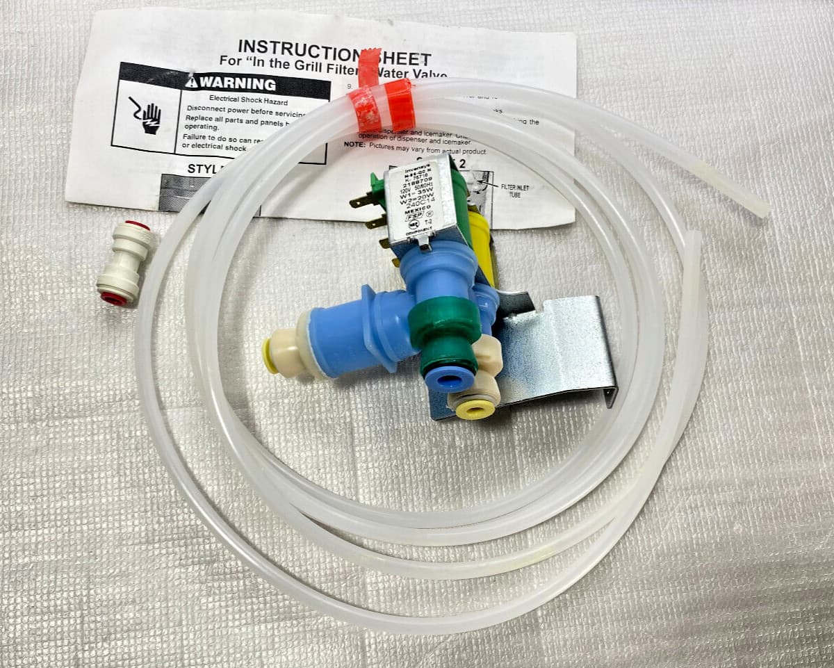 New Genuine OEM Whirlpool Water Inlet Valve Kit W10822681