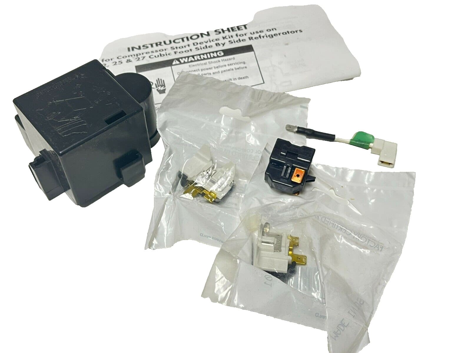 8201799 OEM Whirlpool Refrigerator Compressor Start Relay Kit  NEW Genuine — thumbnail 2