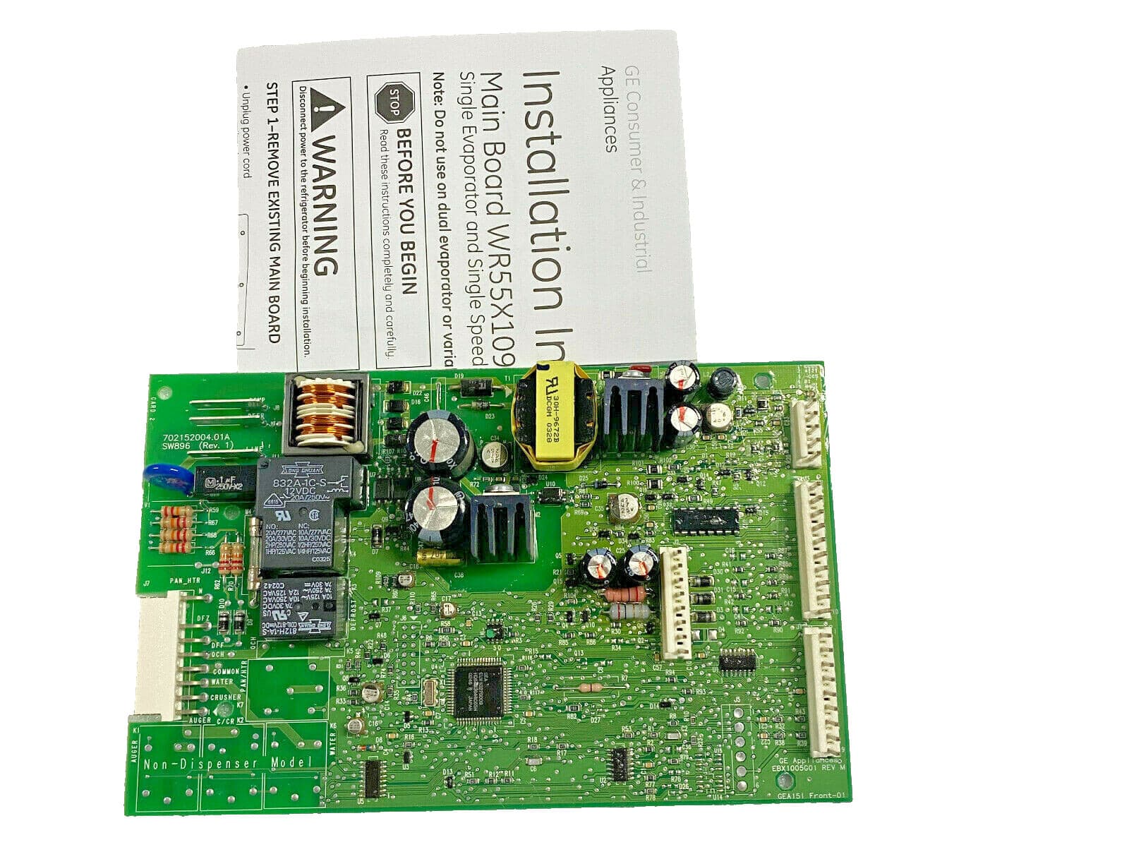 WR55X10942 OEM GE Refrigerator Electronic Control Board New Genuine — thumbnail 10