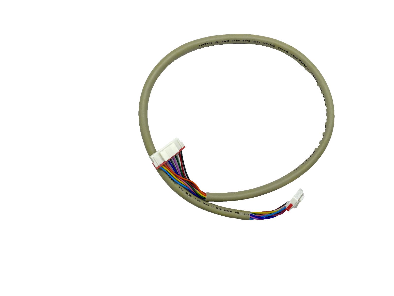 New Genuine OEM GE Dryer -Washer Cable Assembly - 11 Pin Wh WE08X10058