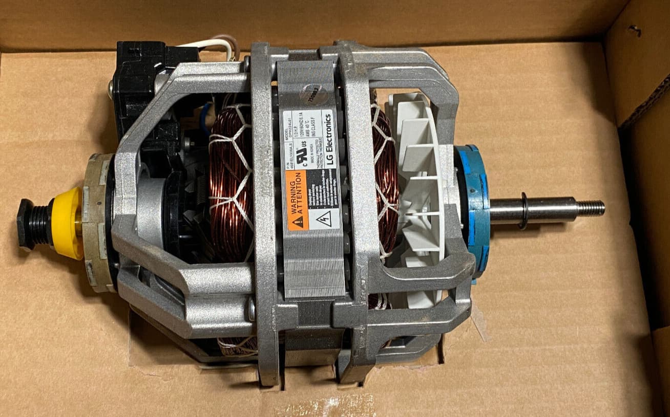 New Genuine OEM LG Dryer Drum Drive Motor With Pulley 4681EL1008A