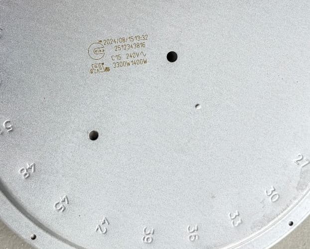 2512343816 OEM GE Range Element, Radiant  9" New Genuine — thumbnail 3