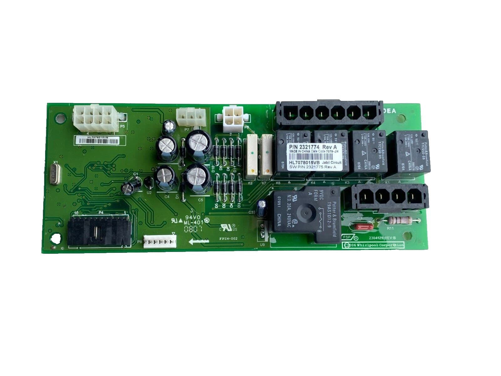 Genuine OEM Whirlpool Freestanding Ice Maker Electronic Control Board 2321774