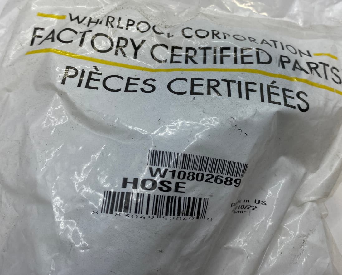New Genuine OEM Whirlpool Washer Hose W10802689 — thumbnail 4