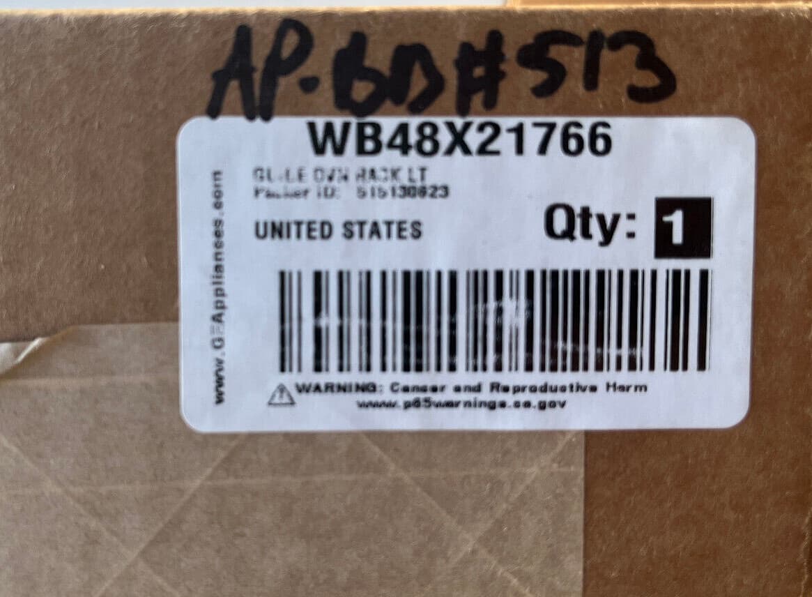 New Genuine GE Guide Ovn Rack LT WB48X21766 — thumbnail 4