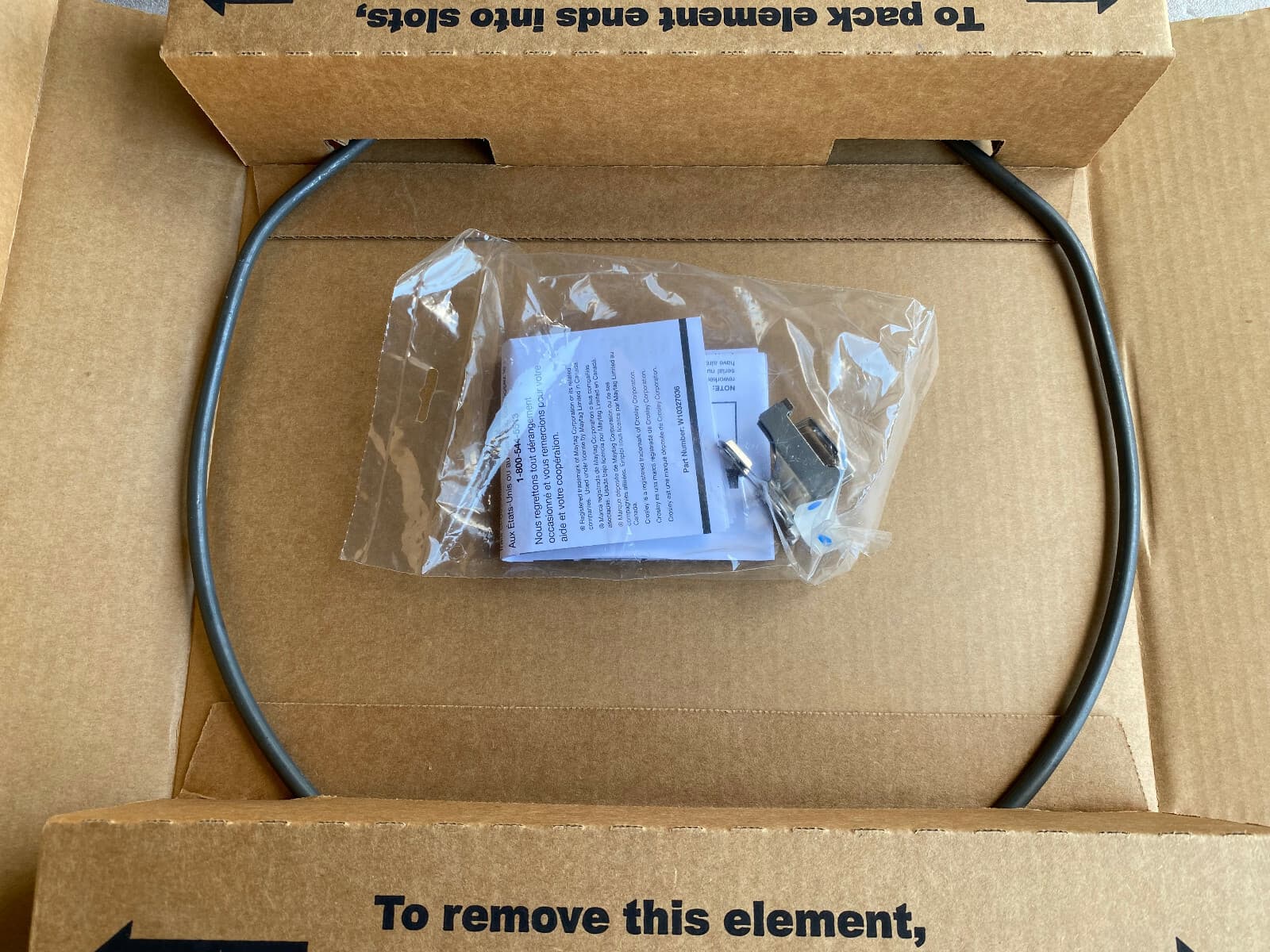 Genuine OEM Whirlpool Dishwasher Heating Element  Kit W10327037 — thumbnail 5
