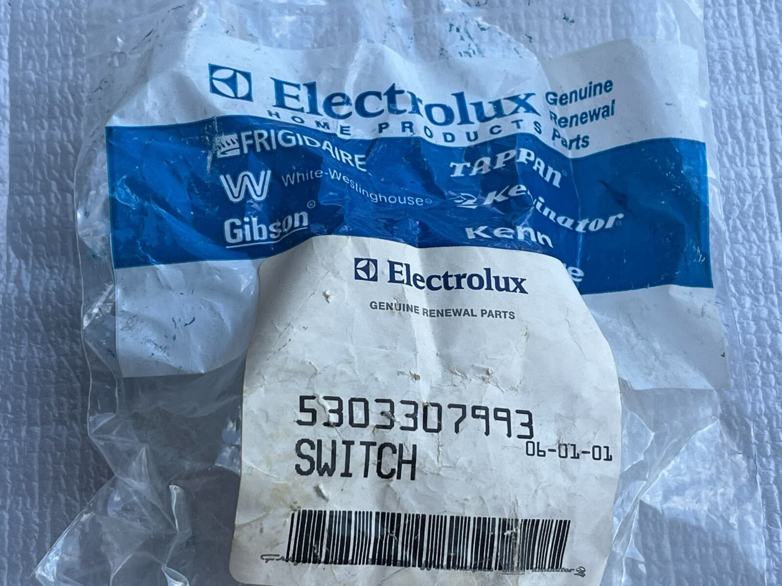 New Genuine Frigidaire Washer / Dryer combo Switch-Water Temperature 5303307993 — thumbnail 4