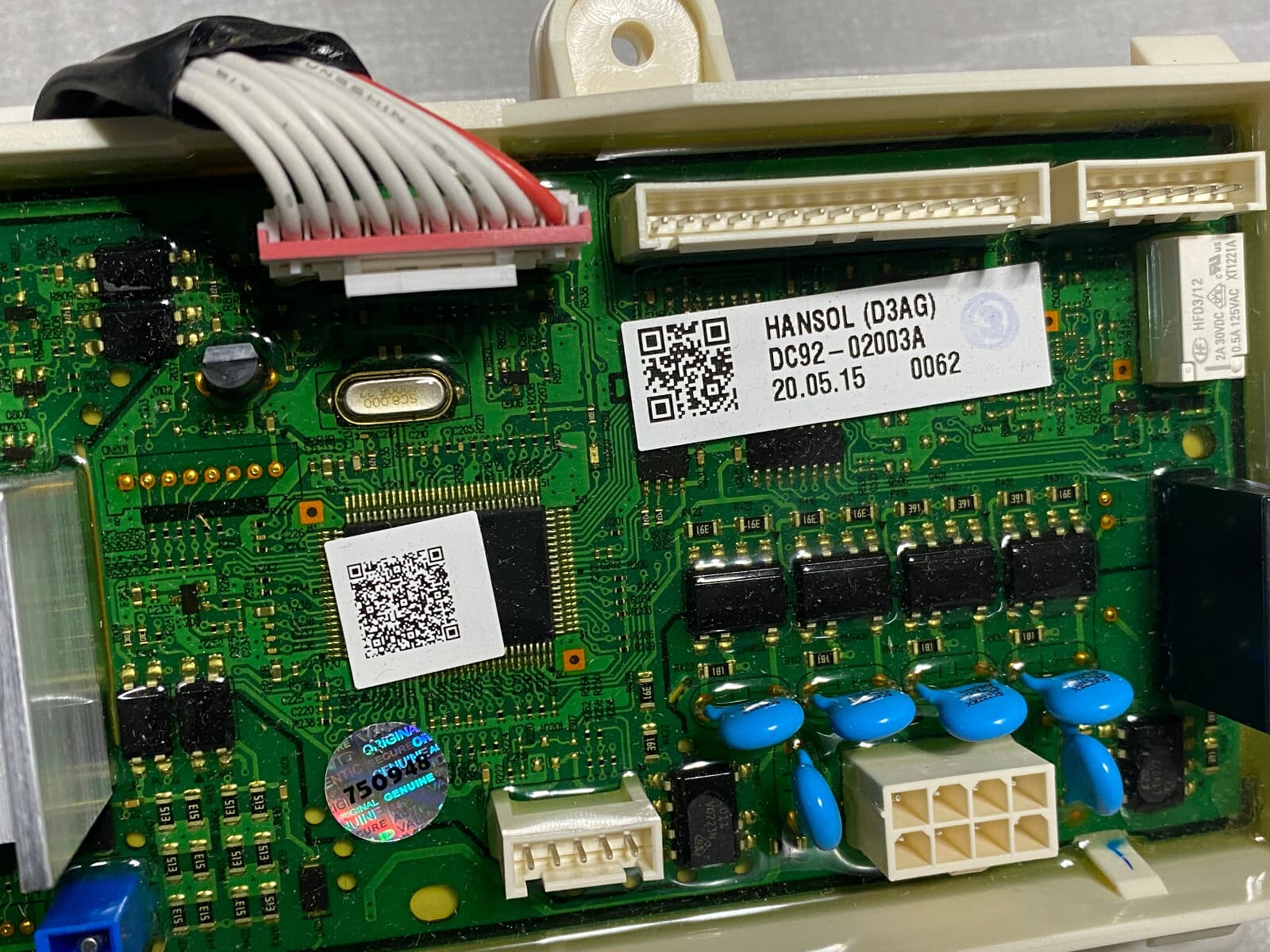 New Genuine OEM Samsung  Washer Electronic Control Board Kit DC92-02003A — thumbnail 4