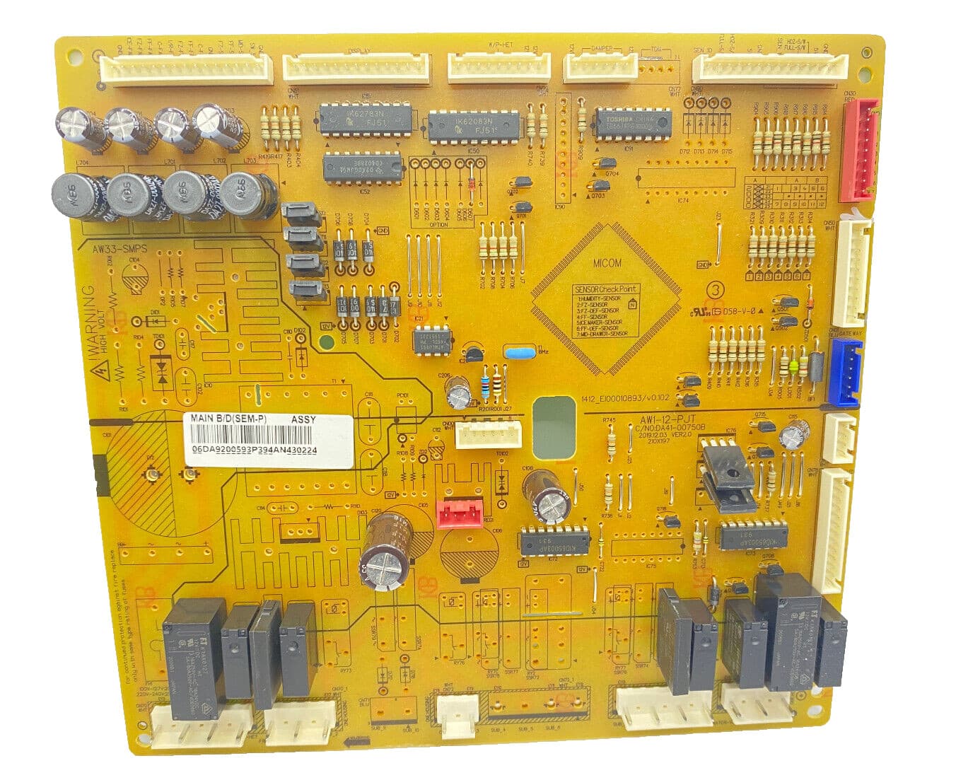 Genuine OEM Samsung Refrigerator Control Board DA92-00593P
