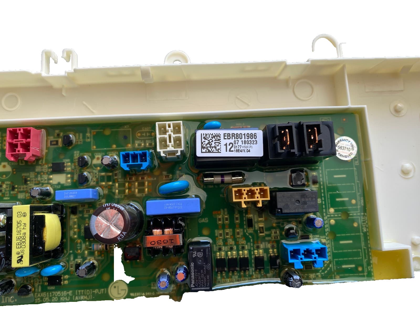 EBR80198612 OEM LG Dryer Main Power Control Board Assembly New Genuine — thumbnail 2