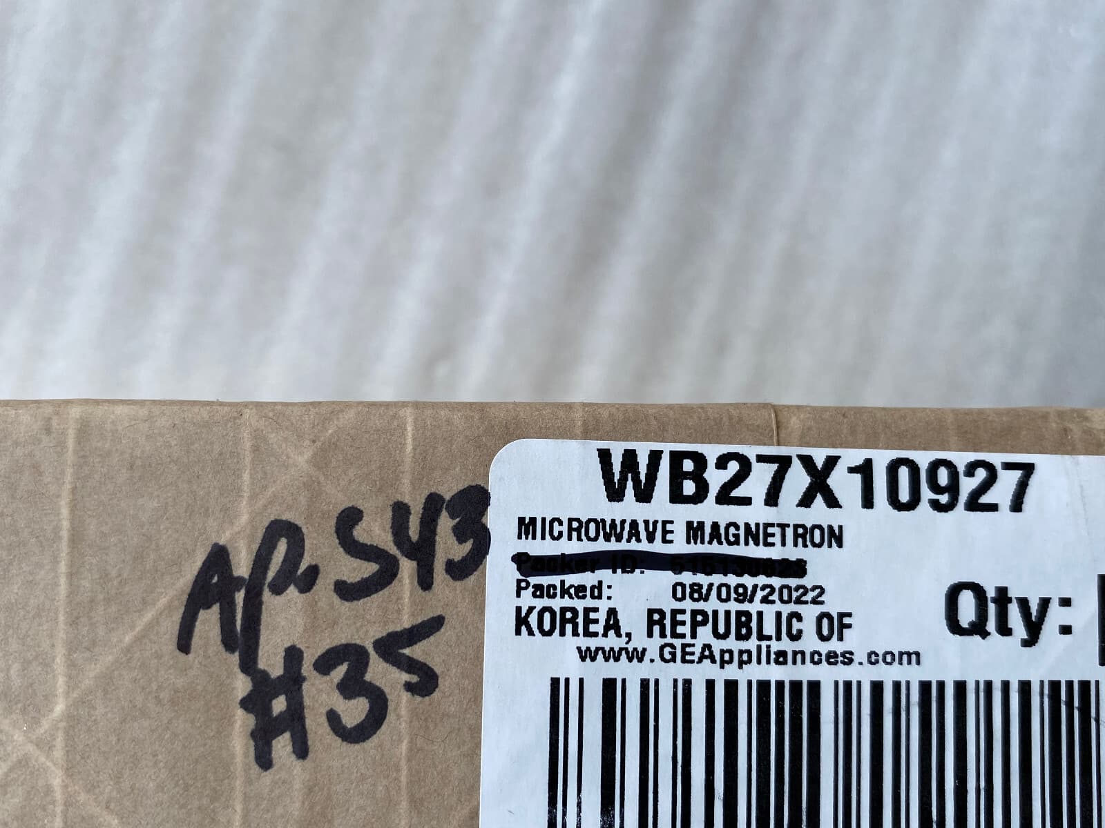New Genuine GE Microwave Magnetron WB27X10927 — thumbnail 13