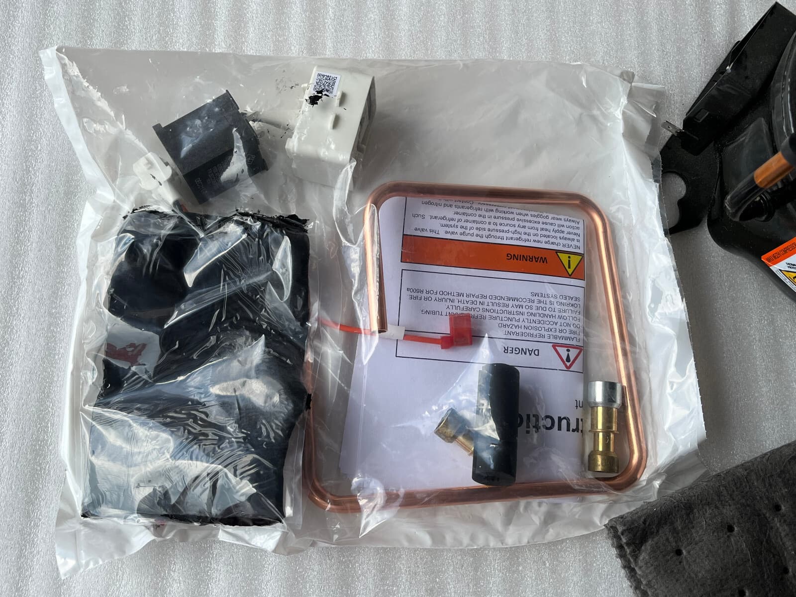 WR87X41607  OEM GE Refrigerator  Compressor Meizhi Kit  EZ80H1Y-U New Genuine — thumbnail 2
